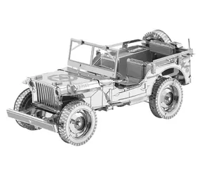 Metal Earth 3D Puzzle Jeep Willys MB Overland / 76 Teile / ab 14 Jahren