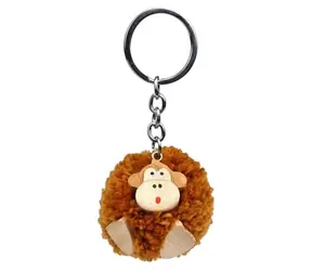 2Kids Toys Bommel-Schlüsselanhänger aus Holz Affe / ab 3 Jahren