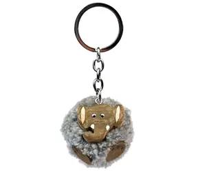 2Kids Toys Bommel-Schlüsselanhänger aus Holz Elefant / ab 3 Jahren