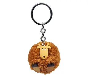 2Kids Toys Bommel-Schlüsselanhänger aus Holz Giraffe / ab 3 Jahren