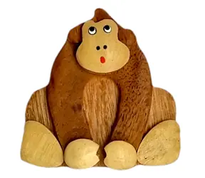 2Kids Toys Holzmagnet großer Affe braun