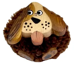 2Kids Toys Holzmagnet großer Pompon Hund
