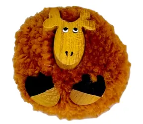 2Kids Toys Holzmagnet großer Bommel Giraffe