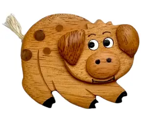 2Kids Toys Holzmagnet großes Schwein