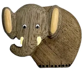 2Kids Toys Großer Holzmagnet Elefant von der Seite