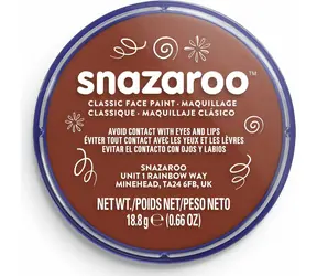 SNAZAROO Gesichtsfarbe Rostbraun 18ml