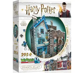 WREBBIT 3D-Puzzle Harry Potter: Mr. Ollivander's Wand Shop und Scribbulus / 295 Teile / ab 12 Jahren 
