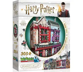 WREBBIT 3D-Puzzle Harry Potter: Erstklassiges Zubehör für Quidditch und Slug & Jiggers Apothecary / 305 Teile / ab 12 Jahren 