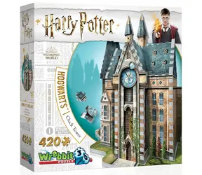 WREBBIT 3D-Puzzle Harry Potter: Hogwarts - Der Uhrenturm / 420 Teile / ab 14 Jahren 