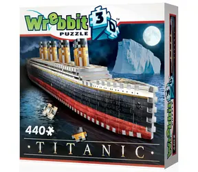 WREBBIT 3D-Puzzle Titanic / 440 Teile / ab 14 Jahren 