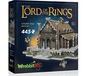 WREBBIT 3D-Puzzle Der Herr der Ringe: Die Goldene Halle von Edoras / 445 Teile / ab 14 Jahren 