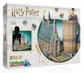 WREBBIT 3D-Puzzle Harry Potter: Hogwarts - Große Halle / 850 Teile / ab 14 Jahren 