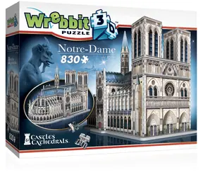 WREBBIT 3D-Puzzle Kathedrale Notre-Dame / 830 Teile / ab 14 Jahren 