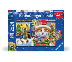 Ravensburger Weihnachtskätzchen / 2x24 Stück / ab 4 Jahren 