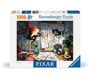 Ravensburger Disney Pixar: Künstlertisch / 1000 Teile / ab 14 Jahren