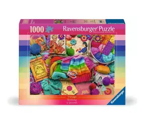 Ravensburger Vintage Stricken und Häkeln / 1000 Stück / ab 14 Jahren