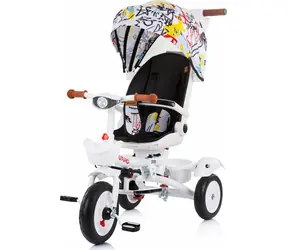 CHIPOLINO Dreirad mit Verdeck Futuro 2in1 Graffiti / ab 1,5 Jahren / bis 25 kg