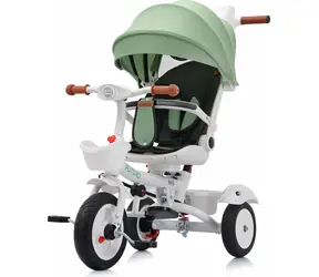 CHIPOLINO Dreirad mit Verdeck Futuro 2in1 Grün / ab 1,5 Jahren / bis 25 kg