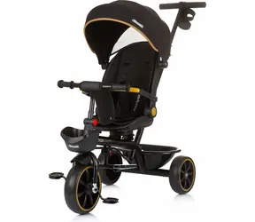 CHIPOLINO Dreirad mit Verdeck Max Sport 2in1 Obsidian / ab 1,5 Jahren / bis 25 kg