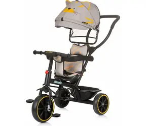 CHIPOLINO Dreirad mit Verdeck Pulse 2in1 Tiger / ab 1,5 Jahren / bis 25 kg