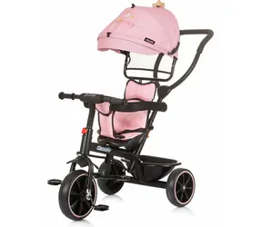 CHIPOLINO Dreirad mit Verdeck Pulse 2in1 Princess / ab 1,5 Jahren / bis 25 kg