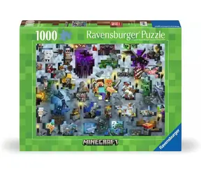 Ravensburger Challenge Puzzle: Minecraft / 1000 Teile / ab 14 Jahren