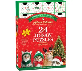 EUROGRAPHICS Puzzle-Adventskalender: Weihnachtsbart / 24x50 Teile / ab 6 Jahren