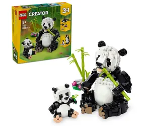 LEGO® Creator 3-in-1 Set 31165 Wildtiere: Panda-Familie / Anzahl der Teile: 626 / ab 8 Jahren