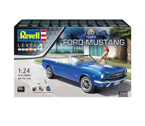 Revell Ford Mustang 60th Anniversary Geschenkset / Plastikmodell / 1:24