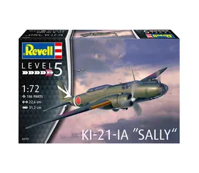 Revell Ki-21-LA Sally / Plastikmodell / 1:72