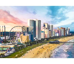 Trefl - Puzzle - Myrtle Beach, South Carolina, USA / 1000 Teile / 68,3 x 48 cm / Alter 12+
