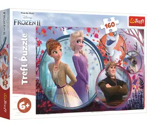 Trefl - Puzzle - Ice Kingdom 2: Sister's Adventure / 160 Teile / 41 x 27,5 cm / ab 6 Jahren