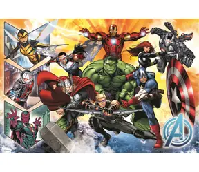 Trefl - Puzzle - Avengers: Power / 100 Teile / 41 x 27,8 cm / ab 5 Jahren