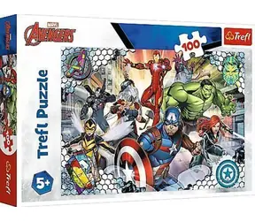 Trefl - Puzzle - Famous Avengers / 100 Teile / 41 x 27,8 cm / ab 5 Jahren