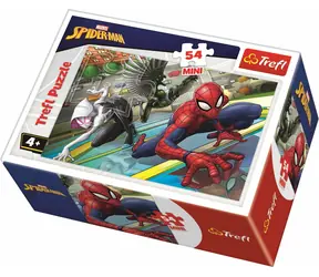 Trefl - Puzzle - Spiderman: Bereit zum Kampf / 54 Teile / 20 x 13 cm / ab 4 Jahren