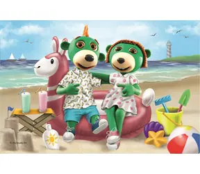 Trefl - Puzzle - Treflici: Am Strand / 54 Teile / 20 x 13 cm / ab 4 Jahren