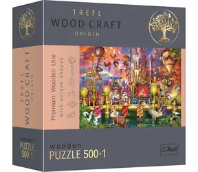 Trefl Wood Craft Origin - Puzzle - Magische Welt / 501 Teile / 37,5 x 25,4 cm / Alter 14+