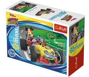 Trefl - Puzzle - Mickey Mouse: Racer / 20 Teile / 22 x 16 cm / Alter 3+