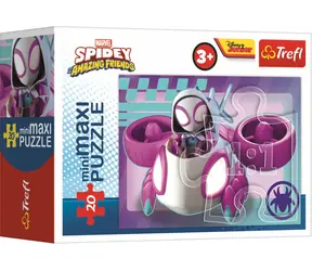 Trefl - Puzzle - Amazing Spidey: Ghost-Spider / 20 Teile / 22 x 16 cm / ab 3 Jahren