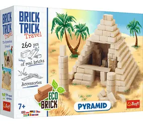 Trefl - Bausatz - BRICK TRICK Travel: Pyramid M / 260 Teile / ab 7 Jahren