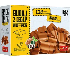 Trefl - Bausatz - BRICK TRICK Packung Dachziegel / 40 Stück / ab 6 Jahren