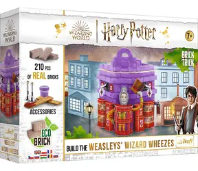 Trefl - Bausatz - BRICK TRICK Harry Potter: Weasleys Zauberstreiche M / 210 Teile / ab 8 Jahren