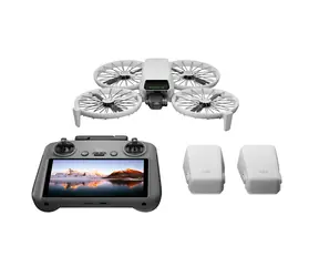 DJI Flip Fly More Combo (DJI RC 2) / Quadrocopter - Drohne / 4K@60FPS HDR-Kamera / Sichtfeld: 82,1° / 1/1,3 CMOS / 3x Aku