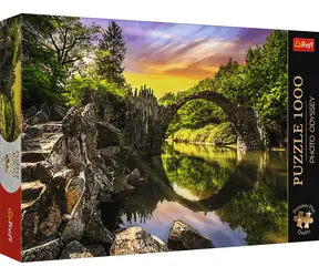 Trefl - Puzzle - Premium PLUS Foto-Odyssee: Rakotzbrücke in Kromlau / 1000 Teile / 68,3 x 48 cm / ab 12 Jahren
