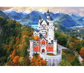 Trefl - Puzzle - Premium PLUS Foto Odyssee: Schloss Neuschwanstein / 1000 Teile / 68,3 x 48 cm / Alter 12+