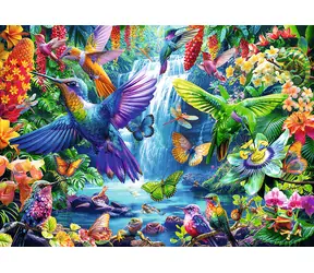 Trefl - Puzzle - Tropische Kolibris / 1000 Teile / 68,3 x 48 cm / ab 12 Jahren