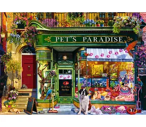 Trefl - Puzzle - Premium PLUS Tea Time: Tierparadies / 1000 Teile / 68,3 x 48 cm / Alter 12+