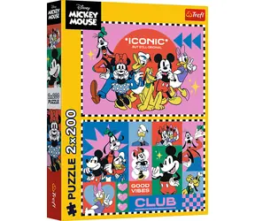 Trefl - Puzzle - Disney: Zeit mit Freunden / 2x 200 Teile / 41 x 27,5 cm / ab 7 Jahren