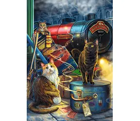 Trefl - Puzzle - Premium PLUS Magic Collection: Witchwood Express / 1000 Teile / 48 x 68,3 cm / Alter 12+