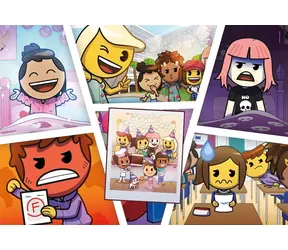 Clementoni PUZZLE Emoji Town / 180 Teile / ab 7 Jahren